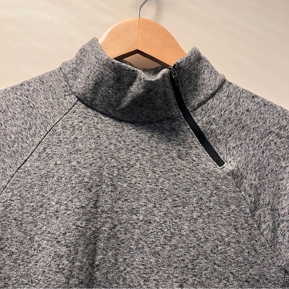 Talbots Asymmetrical zip terry dress Gray - MP with pockets! - Picture 10 of 12